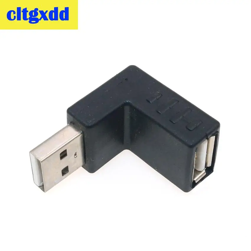 Cltgxdd connettore adattatore maschio femmina sinistro/destro/inferiore/sopra l'angolo 90/180 gradi USB 2.0 A per presa di conversione PC portatile