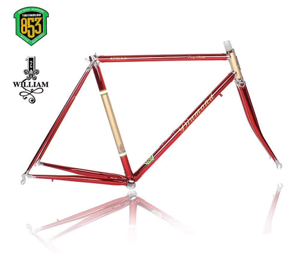 

Reynolds Pipe 853 frame chrome-molybdenum frame road bike racing frame columbus pipe frame Vintage Bicycle frame