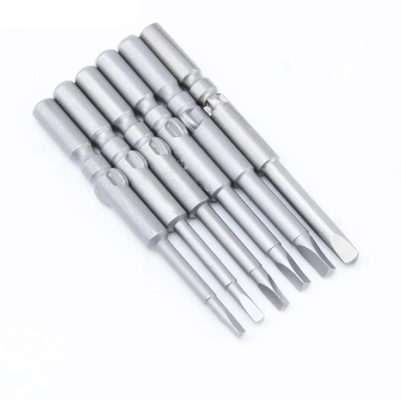 801 5mm Electric Round Shank Triangle Screwdriver Bits Set for DC Powered Screwd river bit 1.8/2.0/2.3/2.5/2.7/3.0 Hand Tools