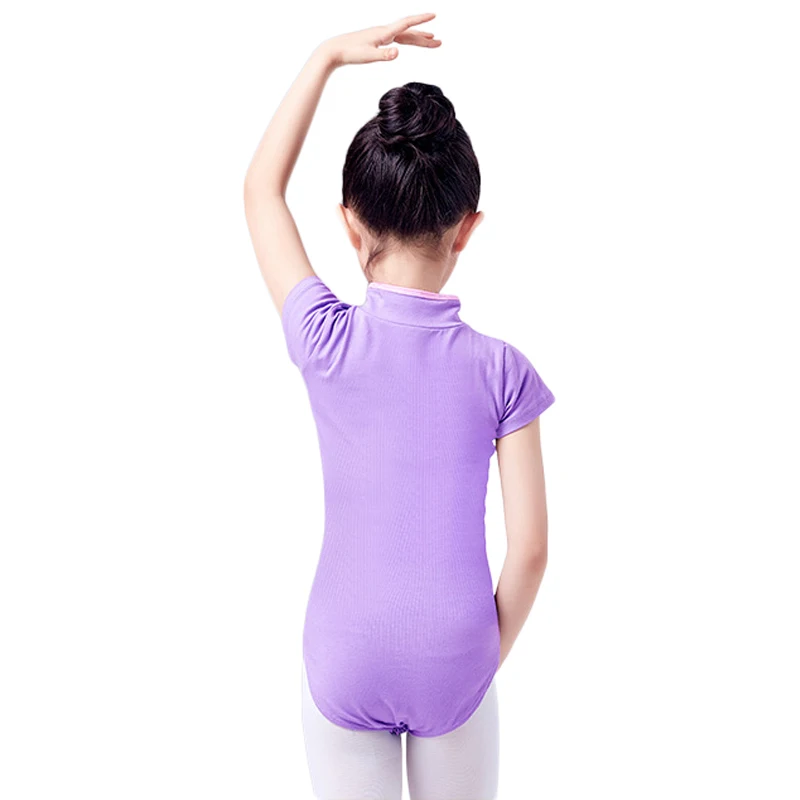 New Children Ballet Dance Practice Clothes Chinese Classic Cheongsam Style Clothes Summer Girls Ballet Dance Practice Jumpsuits