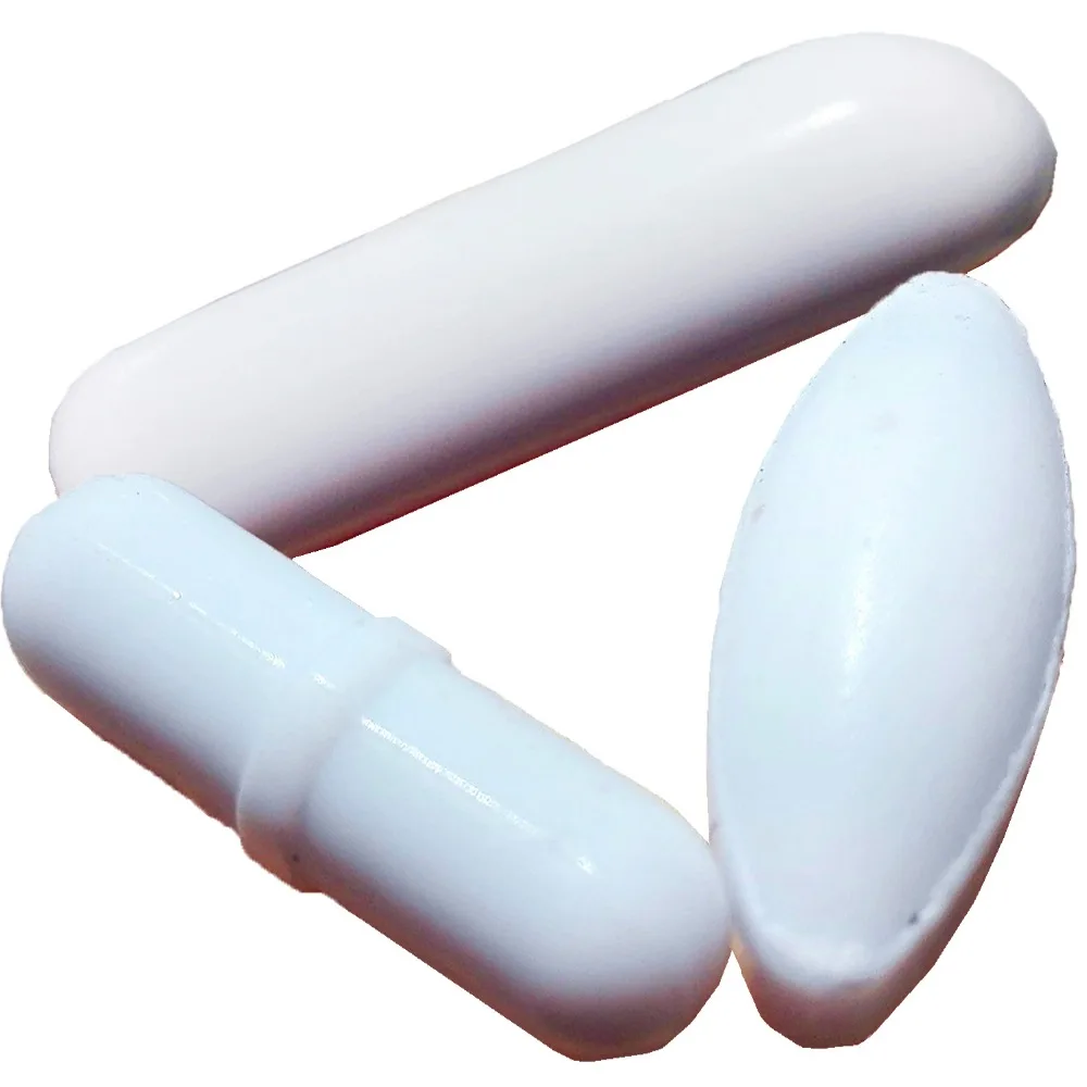 

Big Size 3 piece Free Shipping , Magnetic Stirrer Mixer Stir Bars White Color , Diffent Size Diffent shap !