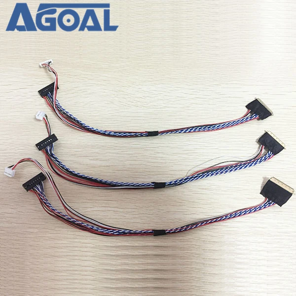 Universal 40pin single 6 LVDS cable 300mm LP140WH1 screen cable 0.5mm Pin Pitch for LCD