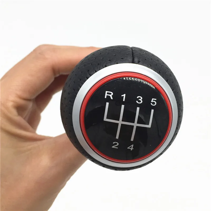 12mm 5/6 Speed Gear Shift Knob Lever Stick For Audi A4 B6 B7 B8 A6 S4 8K A5 8T Q5 8R S Line Ibiza 6J Seat Leon Mk1 Passat Golf