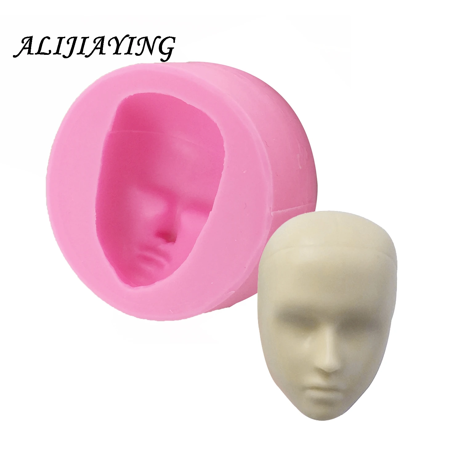 DIY Boy Face Silicone Mold man head Fondant Molds Cake Decorating Tools Chocolate Gumpaste Mould Polymer Clay Resin Molds D0790