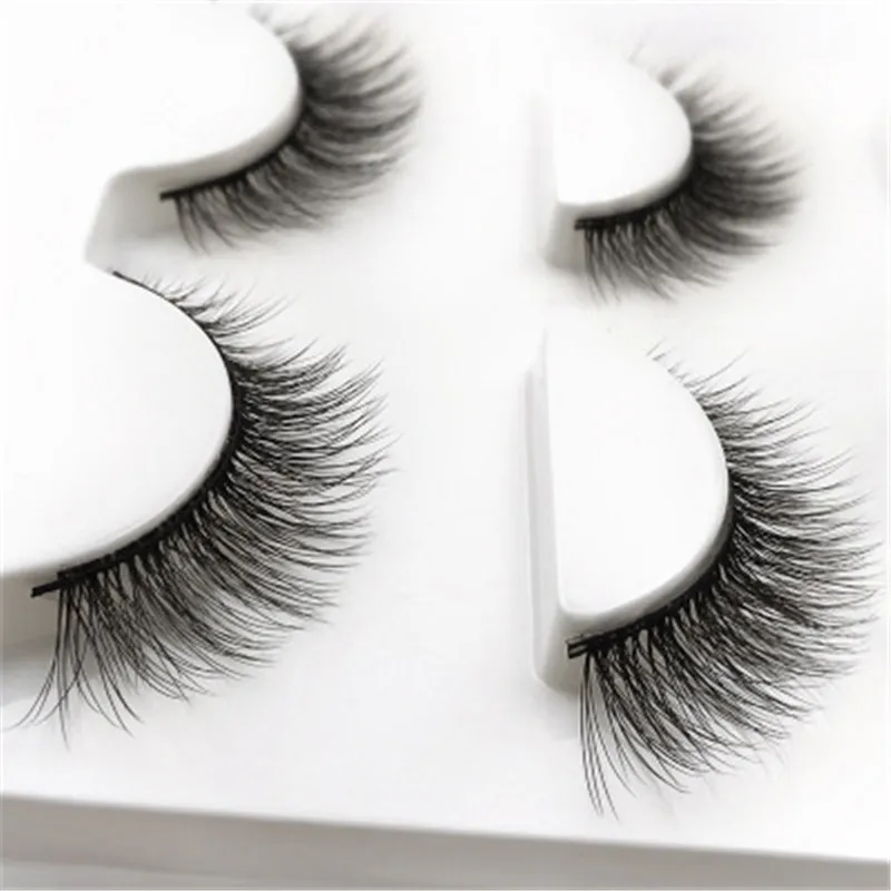 3 Pair Mink Eyelashes 10-15mm Natural Long 3D Mink Lashes False Eyelashes Eyelash Extension Cilios Maquillaje Wimpers Eyelashes