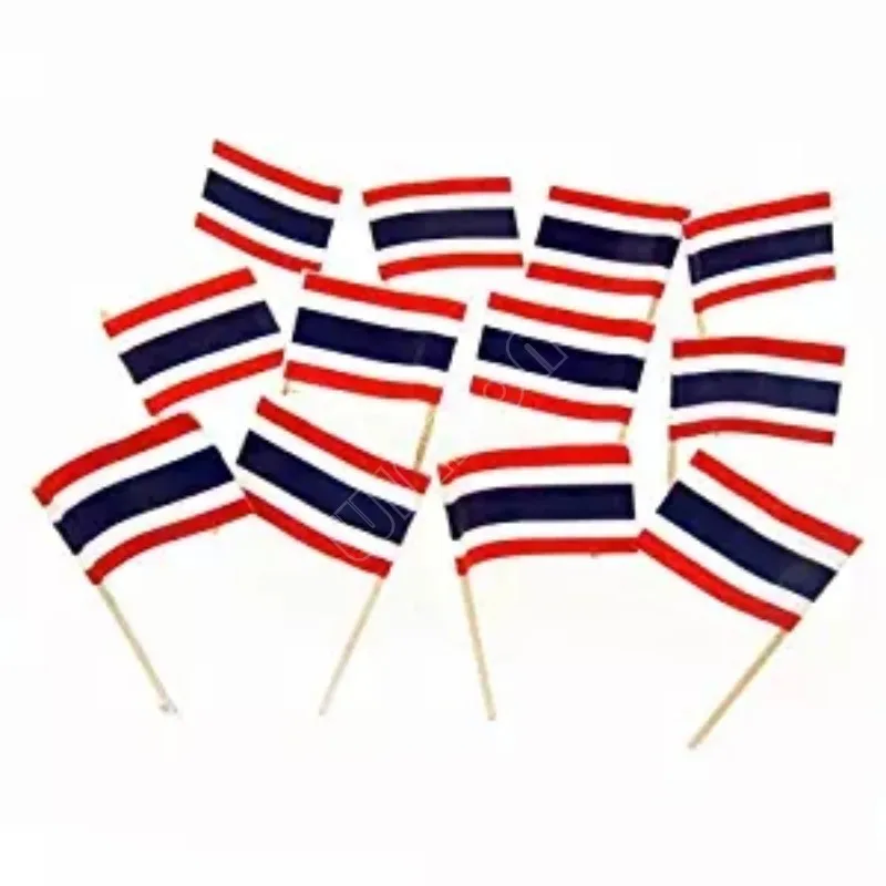 

Mini Thailand Toothpick Flag 500 Pcs Paper Food Picks Cake Toothpicks Paper flags Cupcake Decoration Fruit Cocktail Sticks