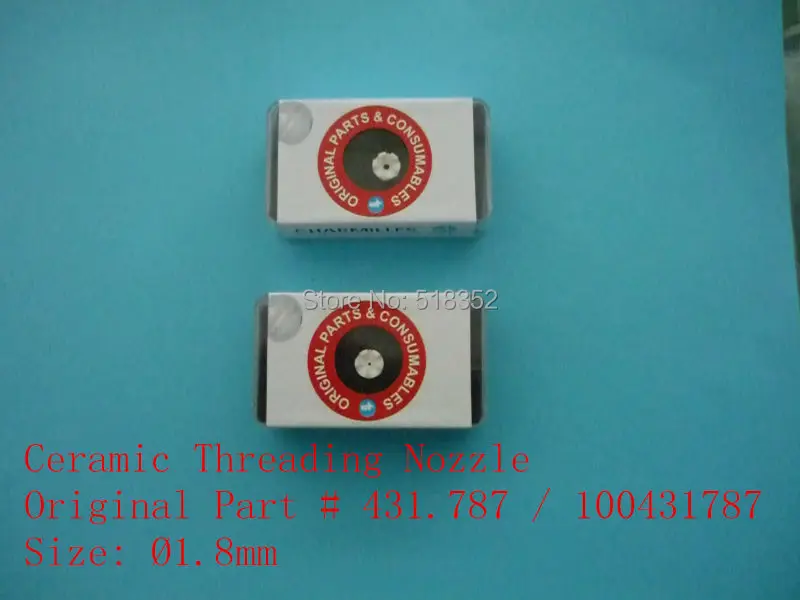 Charmilles d=1.8mm431.787C209 100431787Ceramic Threading Nozzle Upper  for WEDM-LS Wire Cut Machine Parts 24.04.802, ESC-431.958