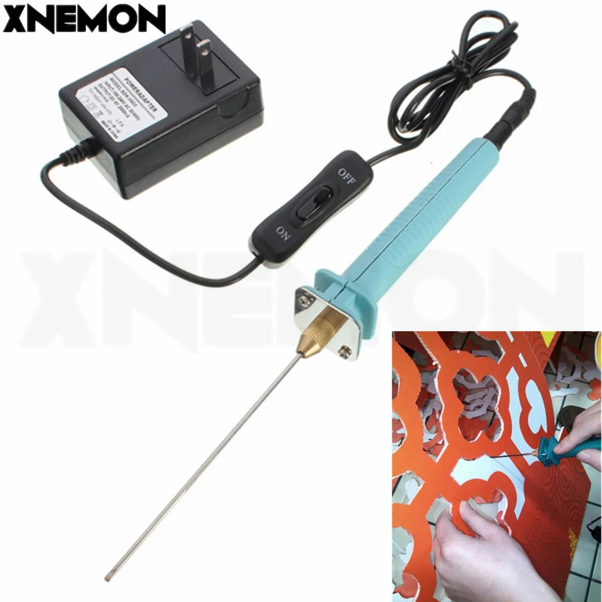 XNEMON Hot Knife Styrofoam Cutter 1Pc 15CM Pen Cuts FOAM KT Board WAX Cutting Machine Electronic Voltage Transformer Adaptor