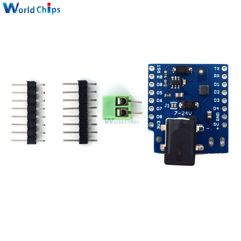 10PCS For WEMOS D1 Mini DC Power Shield V1.1.0 Development Board For Wemos D1 Mini Shield