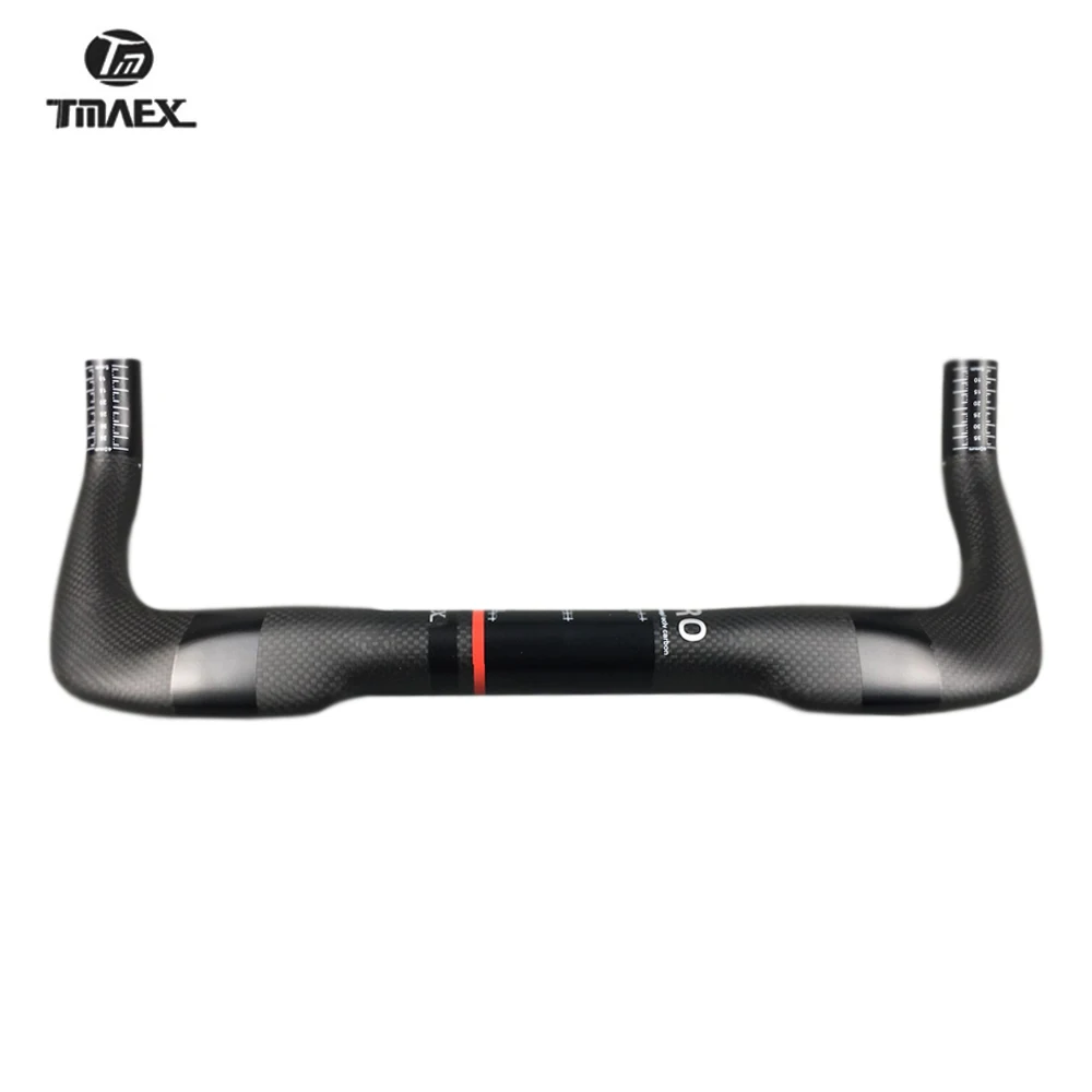 TMAEX-Ultra Light Carbon Handlebar, Rest Handlebar, TT Bar, Bike Parts, 31.8x380mm, 400mm, 420mm, 440mm