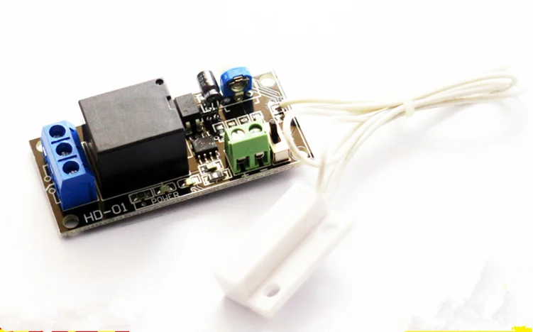 Door magnetic control board Door magnetic relay module 5V/12V reed switch Control Switch Nomal Close Magnetic switch board 220V