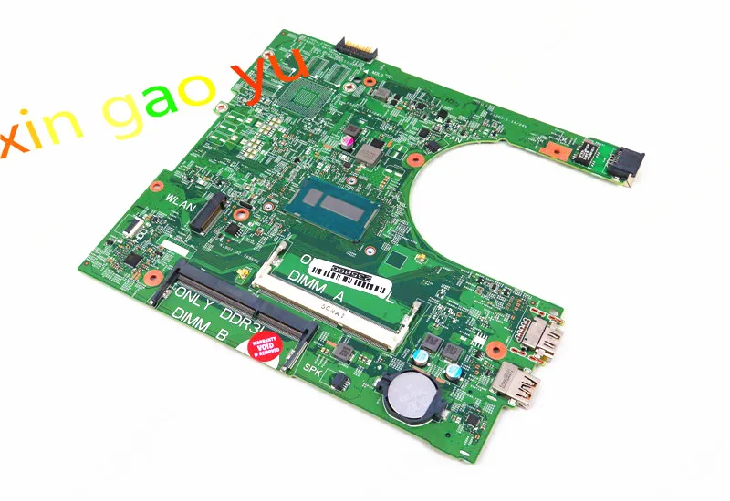 Материнская плата для ноутбука DELL Inspiron 15 3558 MY4NH 0MY4NH CN-0MY4NH DDR3L i3-5005U, интеграция процессора, 100% протестировано, ОК