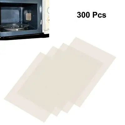 300pcs Microwave Oven Mica Plates Sheets Repair Part 18mm x 22mm x 0.07mm