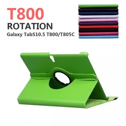 For Samsung Galaxy Tab S 10.5 inch T800 T805 SM-T800 SM-T805 TabS Tablet Case 360 Rotating Bracket Flip Fashion Leather Cover