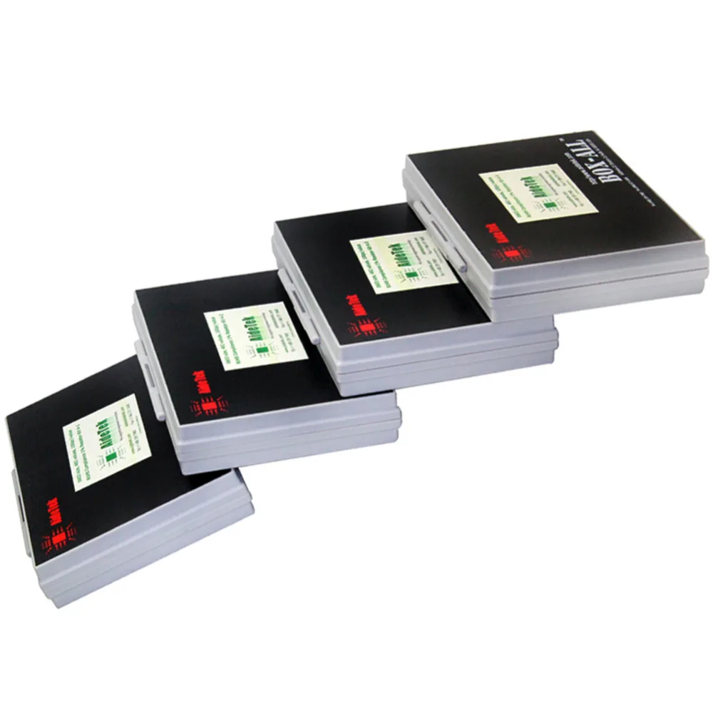 AideTek Surface Mount 0603 smd led1% E96 Resistor Kit 492 x100pc ROHS Distributed In 4 BOX-ALL labels plastic part box R06E96100