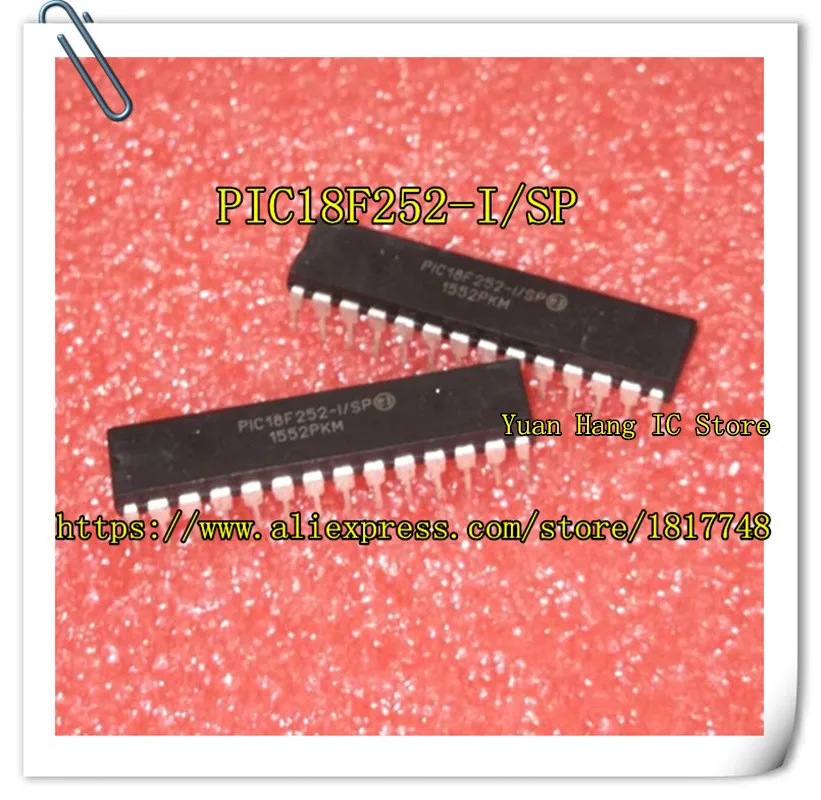 10pcs/lot PIC18F252-I/SP DIp-28 Microcontroller PIC18F252 32K 40MHz MC D31