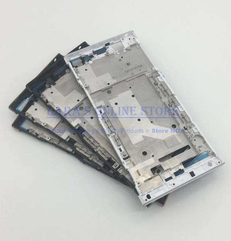 Original For Sony Xperia XA1 Ultra G3221 G3212 Mid Middle Frame Plate / Faceplate Housing Cover LCD Frame Holder Bezel Housing