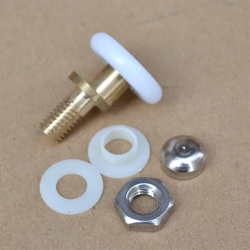 19mm 25mm 27mm Eccentric Wheel Shower Room Pulley Bathroom Sliding Glass Door Roller Household Repair Hardware Part