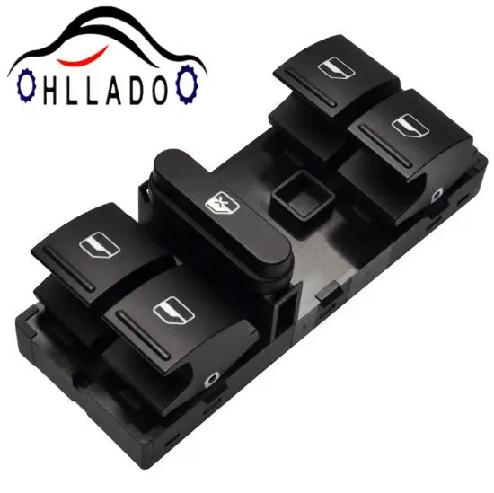 

HLLADO 1K4959857B Electric Power Master Window Switch Button For SEAT V W Tiguan Golf MK5 MK6 Rabbit Passat B6 B7 3C Ti