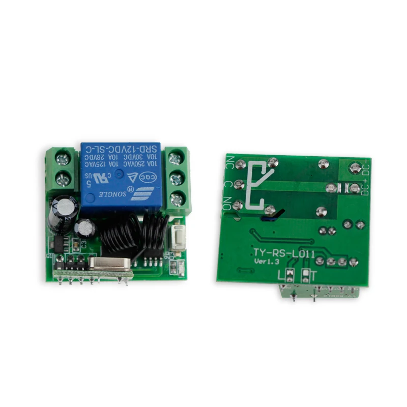 315MHz/433MHz DC12V 1CH wireless remote control switch+receiver module receiver to control electric lock 1/2/3/4/5 transmitter