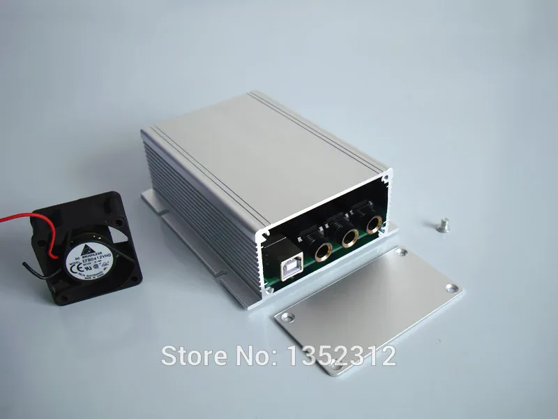 One pcs 88*40*110mm Aluminum Box for electronic wall mountProject PCB DIY Aluminum shell heat dissipation power amplifier box