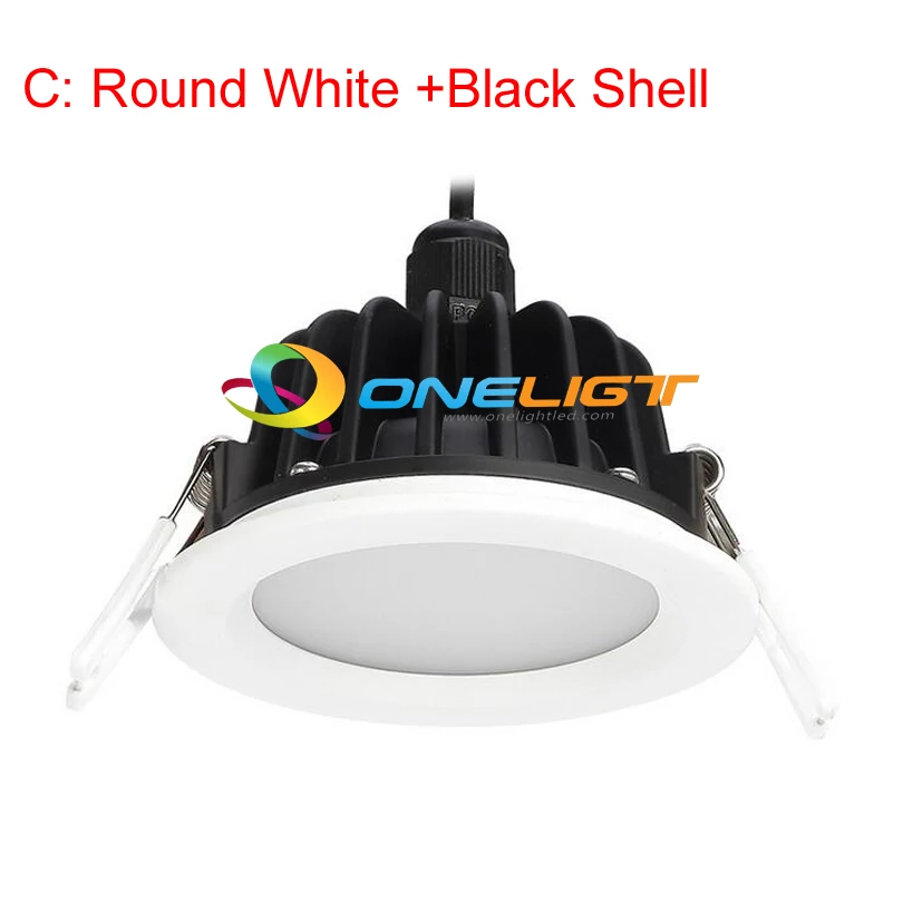 

Free Shipping 4pcs Waterproof LED Downlight 8W 10W LED Down Lights Dimmable AC110V 120V 130V 220V 230V 240V IP65 For Bathroom