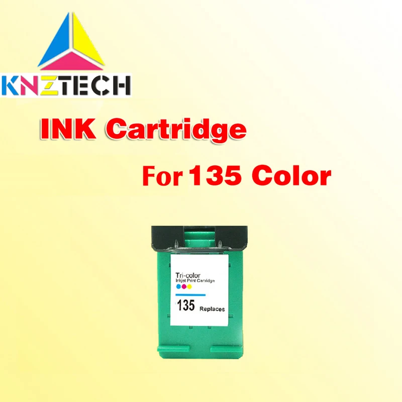 1x color ink cartridge compatible for135 compatible for 135 C8766H DJ 6840 5740 Photosmart 2710 2610 printer