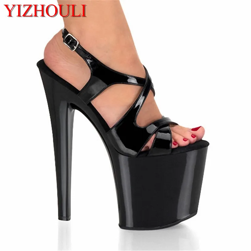 

Brand Sexy Ultra 20CM High Heel Sandals Women's High Heel Platform Shoes,Pole Dance/Model/Dance Shoes