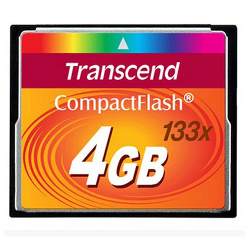 Original Transcend High Quality Professional Memory Card 32GB 16GB 8GB 4GB 2GB 1 SLC High Speed CF Card 133x Compact Flash Card
