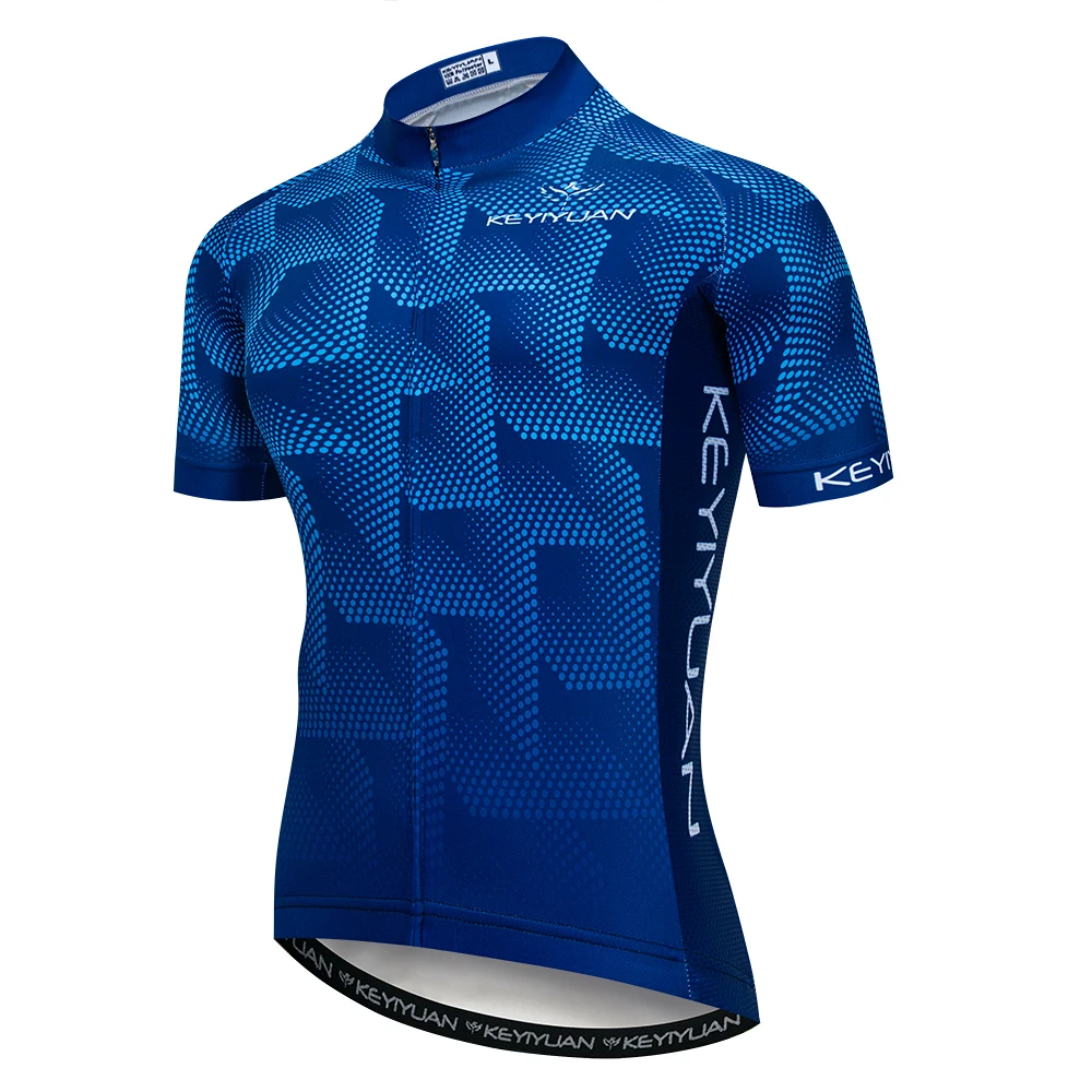 KEYIYUAN  Mtb Bike Cycling Jersey Shirt Summer Breathable