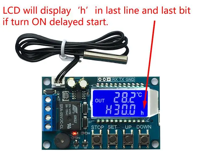 Temperatura Regolatore di Velocità della Ventola Modulo Digitale Termostato di Raffreddamento di Riscaldamento Regolatore di Temperatura Display LCD