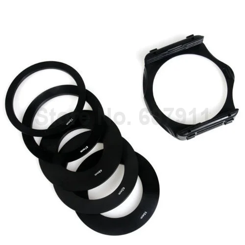 17 في 1 6 قطعة ND2 ND4 ND8 تدريجي ND2 4 8 مربع تصفية مجموعة + 9 قطعة خاتم محول و تصفية حامل حقيبة حالة ل Cokin P