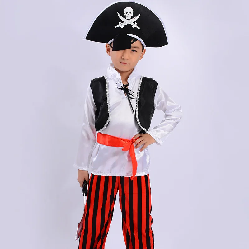 Pirate Kapitän Cosplay Kleidung für Baby Jungen Halloween Weihnachten Ausgefallene Kleidung Halloween Kostüm für Kinder Kinder Pirate Kostüm