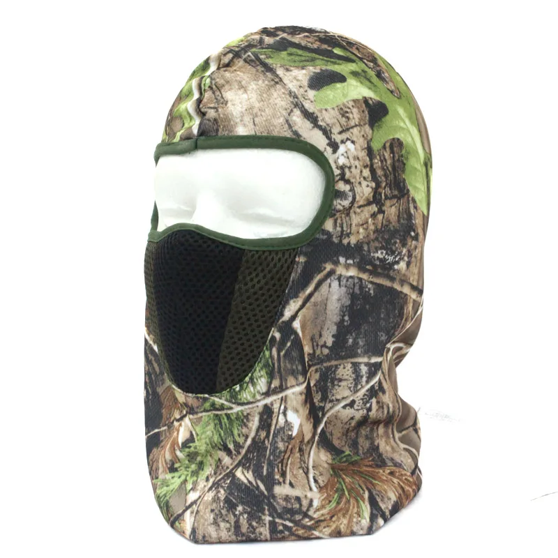 Neck Hoods Full Face Mask Camouflage Mask Scarf  Hunting Hat Winter Hunting Bionic Protective Headgear Outdoor Masked Cap