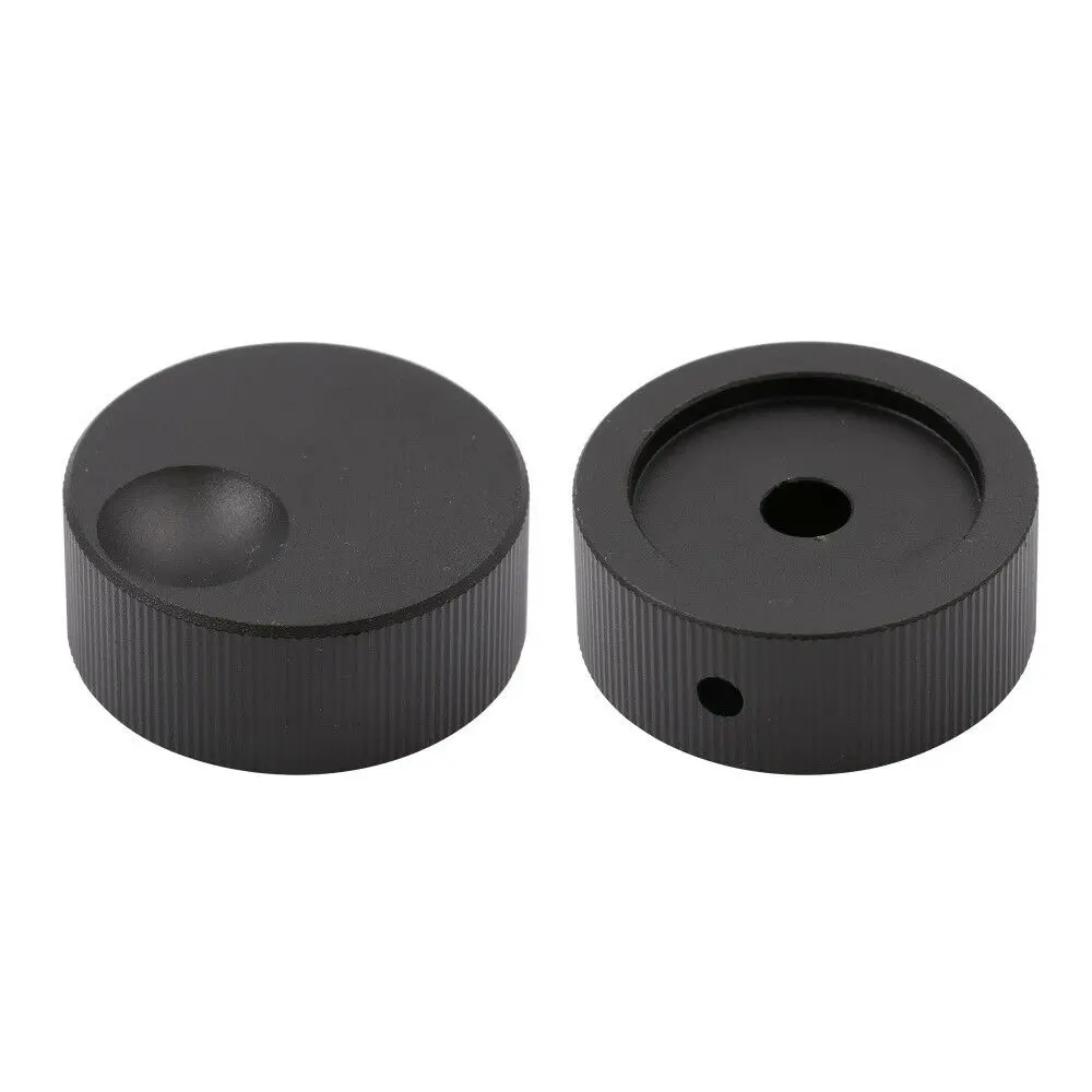 1pc 33mm Gefräste Solide Aluminium Knopf Potentiometer Pointer Taste Kappe Rocker Switcher Rotary Audio Verstärker DAC Plattenspieler CD – Detail 1