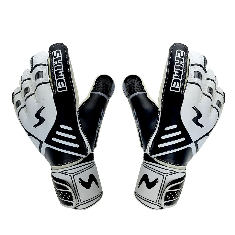 Adults Size Professional Goalkeeper Gloves Football Men Strong Finger Protection Soccer Goalie Gloves Thickened Latex