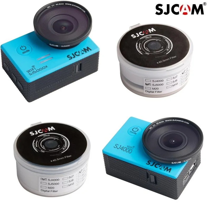 Oryginalny SJCAM SJ4000 SJ5000X wifi szkło optyczne osłona obiektywu obiektyw CPL/UV filtr pokrywa obiektywu dla H9/H3R akcesoria