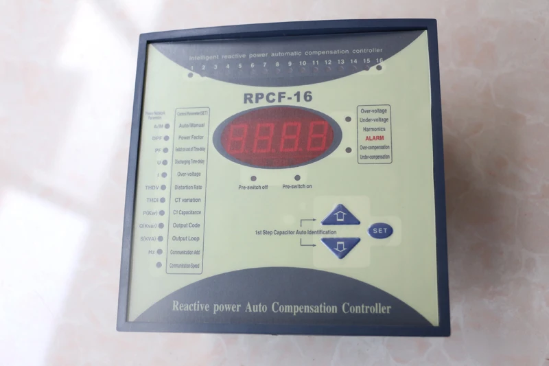 JKW16 RPCF Power regulator factor Compensator Digital Power Factor Meter 16step 380v