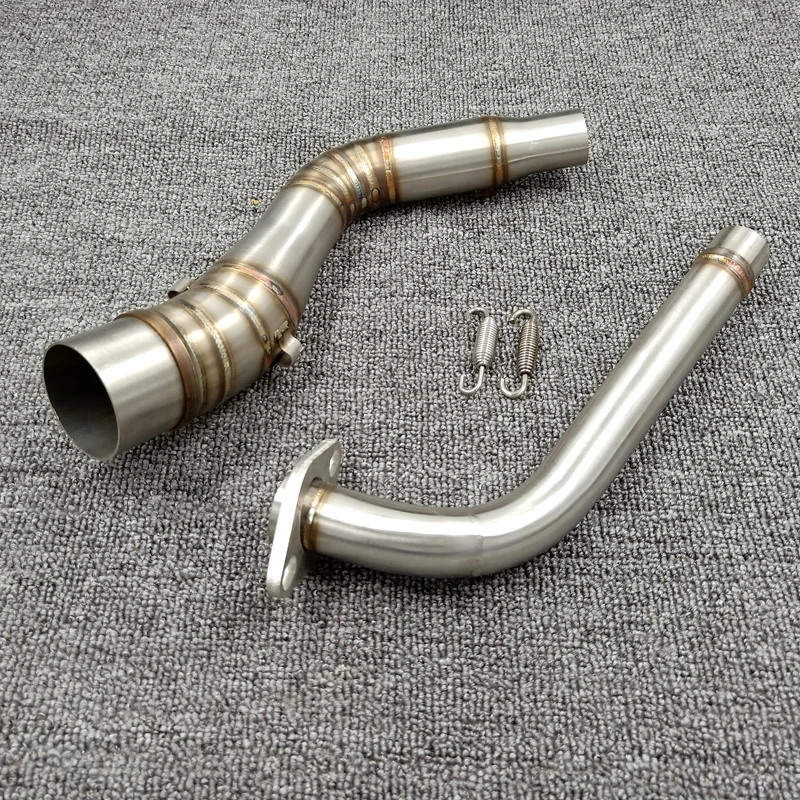 for Yamaha Aerox 155 NVX 155 NVX 125 Scooter modified Muffler Exhaust System Middle link Pipe Tube Escape exhaust Slip-On Aerox