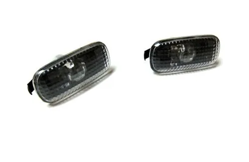 

Smoke Side Marker Light Rough Lens For Audi A6 C5