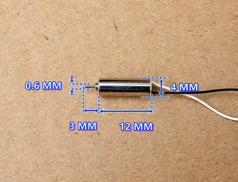 100pcs DC 4.2V 70000RPM 4*12MM micro coreless motor with plastic gear Toys / models / DIY Accessories motor