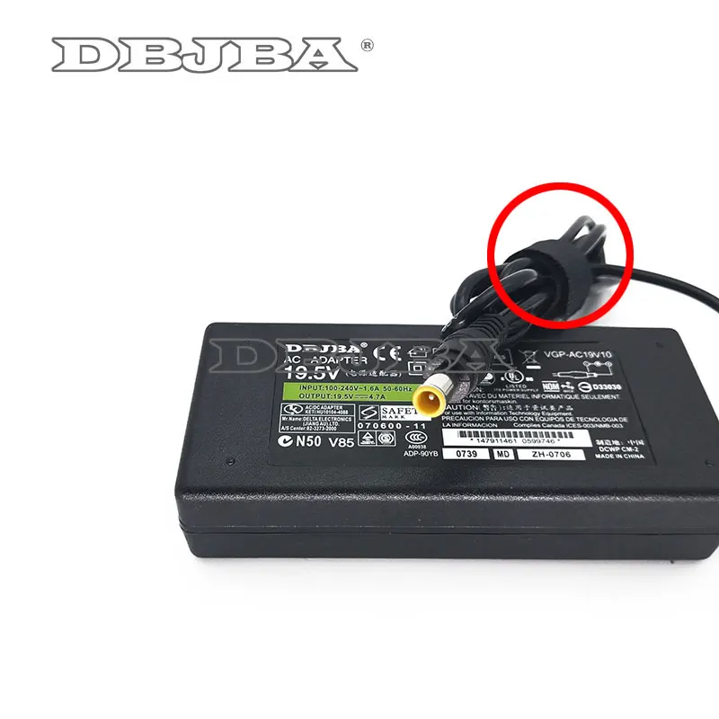 Laptop AC Power Adapter Fonte Para Sony Vaio PCG-R505Dx PCG-R505E PCG-R505ECP PCG-R505ELK Série PCG-R505ELP PCG-R505ES Carregador