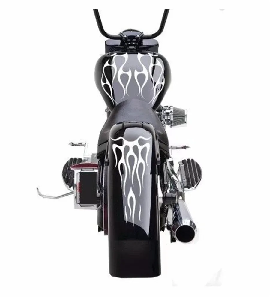 Adesivos para tanque de chama de gás para motocicleta honda shadow vt750 universal