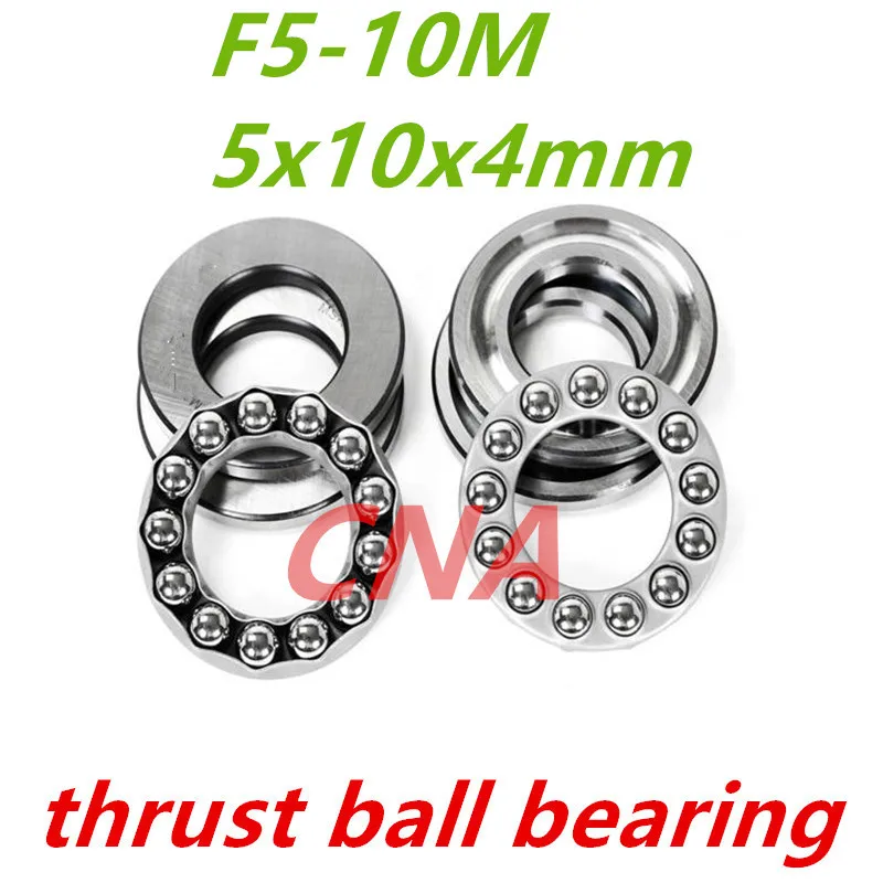 5 pcs F5-10M high quality thrust ball bearing 5x10x4mm miniature bearing