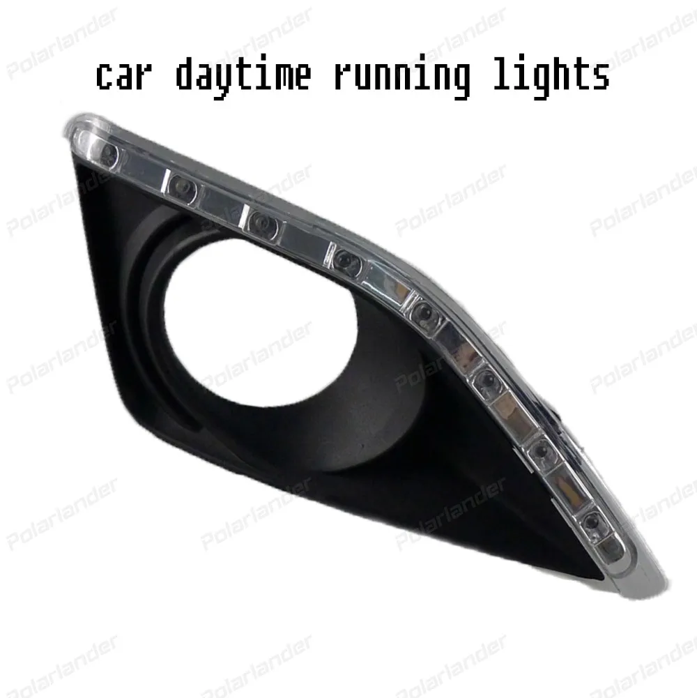 

car accessory For T/oyota C/orolla 2007-2009 drl led 12V 6000K Daytime Running lights Auto fog lamp