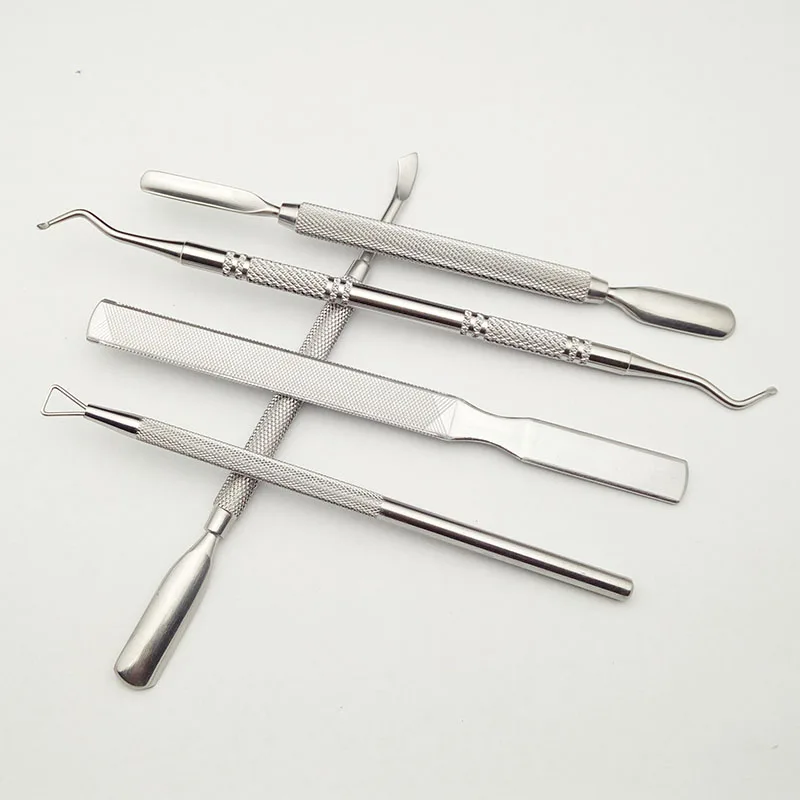 EasyNail Super! 5pcs Polacco Uv Del Gel di Rimozione Bastone In Acciaio Inox Asta di Rimozione Del Gel 3d Manicure Fai Da Te Accessorio Nuovo Set di Strumenti.