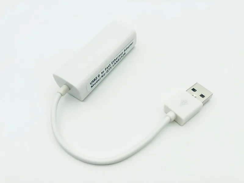 1pcs USB Network Adapter Portable RTL8152B Chips USB 2.0 to RJ45 Network Card Lan Adapter 10/100Mbps For Tablet PC Win 7 8 10 XP