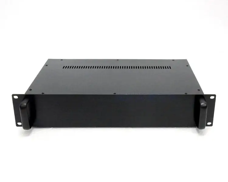 black 19 inch 2U project DIY chassis data switch box Chassis power communication server chassis 425*88*250 mm