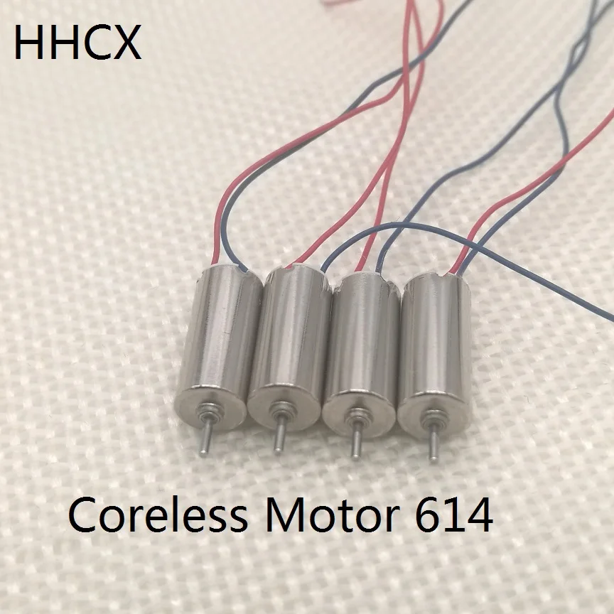 4PCS/LOT  Coreless Motor 614 3.7VDC  6*14 mm Micro Large Torque DIY Hollow Cup Motor 47000RPM