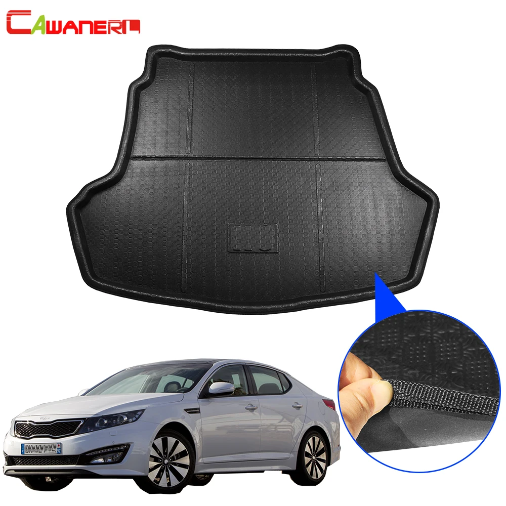 

Cawanerl Car Trunk Mat Tray Boot Liner Rear Floor Cargo Pad Luggage Mud Carpet For Kia K5 Optima Sedan 2016-2018